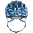 ABUS kerékpáros gyerek sisak Smiley 3.0 LED, In-Mold, blue car, S (45-50 cm)