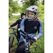 Abus Youdrop FF GYEREK kerékpáros sisak levehető állrésszel fekete