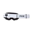Fox Main MTB zárt szemüveg fekete-fehér víztiszta lencsés- RideShop.hu