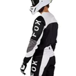 FOX 180 Nitro hosszú ujjas mez fehér-fekete - RideShop.hu