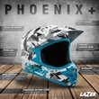 LAZER Phoenix+ kerékpáros fullface sisak szürke - RideShop.hu webshop