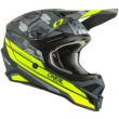 Oneal 3Series Camo V22 motokrossz sisak szürke-neon - RideShop.hu
