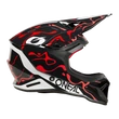 ONeal 1Series Splash motocross sisak fekete-piros - RideShop.hu