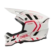 ONeal Blade Polyacrylite Strike kerékpáros fullface sisak fehér-piros