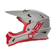 ONeal Sonus Solid kerékpáros sisak matt szürke-piros - RideShop.hu