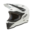 Oneal 1Series Solid V24 motocross sisak matt fehér - RideShop.hu