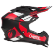 ONeal 2Series Spyde V23 motocross sisak fekete-piros - RideShop.hu