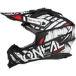 ONeal 2Series Glitch V23 motocross sisak fekete-fehér - RideShop.hu