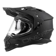 Oneal Sierra Flat V23 fekete motoros sisak plexivel - RideShop.hu