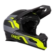 Oneal Fury Stage kerékpáros full face sisak szürke-zöld - RideShop.hu