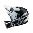 Troy Lee Designs Stage MIPS Trooper kerékpáros sisak fehér - RideShop