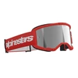 Alpinestars Vision 3 Wordmark Red szemüveg tükrös lencsés - RideShop