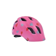 Safety Labs Fiona Light gyermek kerékpáros sisak [rózsaszín szivecskés, 48-53 cm (S)] - RideShop.hu