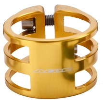 Acor AQR-21303 duplacsavaros nyeregcső bilincs [arany, 31.8 mm] - RideShop.hu