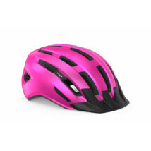 MET Downtown kerékpáros sisak [fényes pink, 52-58 cm (S/M)] - RideShop.hu
