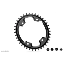 absoluteBlack Lánckerék CX OVAL 110BCD asszimetrikus 4 lyukas fekete 38T csavarral - RideShop.hu