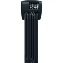 ABUS hajtogatható lakat számzárral BORDO LED 6000C/90, SH tartóval, fekete