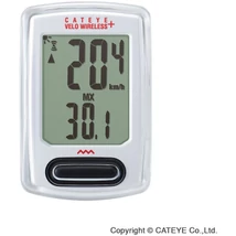 COMPUTER CATEYE VELO WIRELESS+ CCVT235 8FUNK HÁTTÉRVIL WLESS FEHÉR{2/4-10/10}