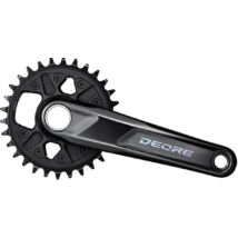 Shimano FRONT CHAINWHEEL, FC-M6120-1, DEORE, FOR REAR 12-SPEED, 2-PCS FC, 175MM,