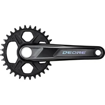 Shimano FRONT CHAINWHEEL, FC-M6130-1, DEORE, FOR REAR 12-SPEED, 2-PCS FC, 170MM,