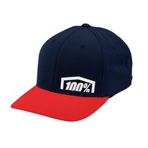 Ride 100% Revolt X-Fit Flexfit sapka kék-piros - RideShop.hu
