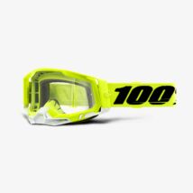 Ride 100% Racecraft 2 Fluo Yellow zárt szemüveg víztiszta lencsével - RideShop.hu