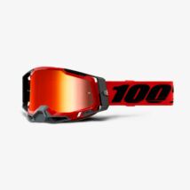 Ride 100% Racecraft 2 Red zárt szemüveg tükrös lencsével RideShop.hu