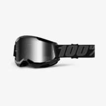 Ride 100% Strata 2 Black zárt szemüveg tükrös lencsével - RideShop.hu