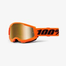 Ride 100% Strata 2 Neon Orange szemüveg tükrös lencsével - RideShop.hu