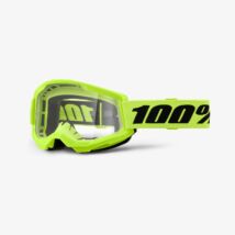 Ride 100% Strata 2 Neon Yellow szemüveg víztiszta lencsével - RideShop.hu