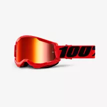 Ride 100% Strata 2 Red zárt szemüveg tükrös lencsével - RideShop.hu