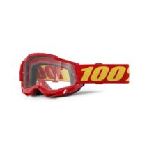 Ride 100% Accuri 2 Red V2 zárt szemüveg víztiszta lencsés- RideShop.hu