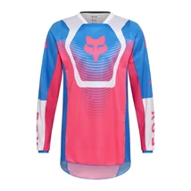 FOX 180 Collect hosszú ujjas mez pink-kék - RideShop.hu