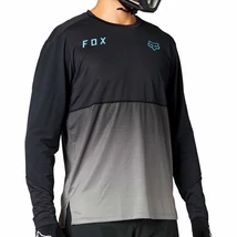 FOX Flexair hosszú ujjas mez fekete-szürke - RideShop.hu