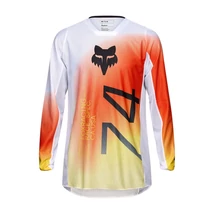FOX 180 Air Haze hosszú ujjú mez fehér-narancs - RideShop.hu