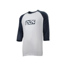 iXS Brand háromnegyed ujjas póló fehér-kék - RideShop.hu