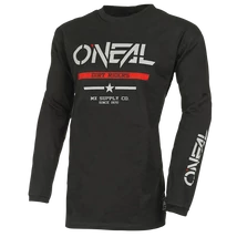 Oneal Element Squadron hosszú ujjas pamut mez fekete - RideShop.hu