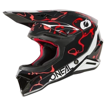 ONeal 1Series Splash motocross sisak fekete-piros - RideShop.hu