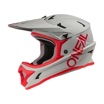 ONeal Sonus Solid kerékpáros sisak matt szürke-piros - RideShop.hu