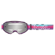 ONeal B10 Striped zárt szemüveg tükrös lencsével pink - RideShop.hu