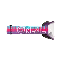 O'Neal B10 Striped zárt szemüveg pink víztiszta lencsével -RideShop.hu