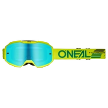 Oneal B10 Solid zárt szemüveg neon sárga tükrös lencsével -RideShop.hu