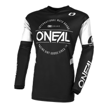 ONeal Element Brand V23 hosszú ujjú mez fekete-fehér - RideShop.hu
