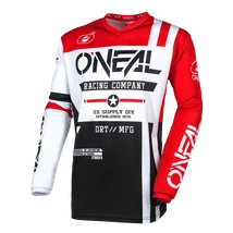 ONeal Element Warhawk hosszú ujjas mez fehér-piros - RideShop.hu