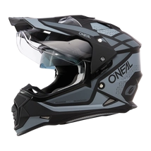 ONeal Sierra R V24 motoros sisak plexivel fekete-szürke - RideShop.hu