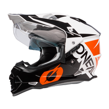 Oneal Sierra R V23 motoros sisak plexivel fekete-narancs - RideShop.hu