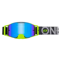 Oneal B30 Bold zárt szemüveg tükrös lencsével szürke-neon