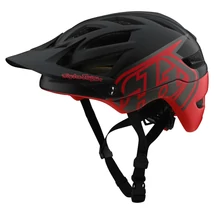 Troy Lee Designs A1 MIPS kerékpáros sisak fekete-piros - RideShop.hu