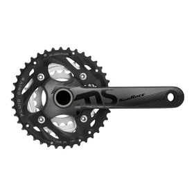 Sunrace FCMS50 integrált MTB hajtómű középcsapággyal [fekete, 40/30/22] - RideShop.hu