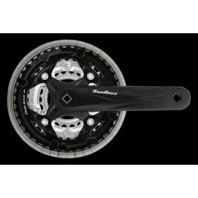 Sunrace FCM600 LV négyszögtengelyes hajtómű [fekete, 42/32/22] - RideShop.hu